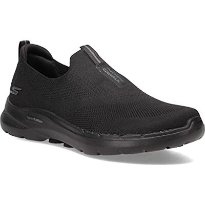 Skechers Gowalk 6 – stretchpassform för att glida i i, atletisk löparsko promenadsko, svart, 42.5 EU X-bred Skechers Gowalk 6 – stretchpassform för att glida i i, atletisk löparsko promenadsko, svart, 42.5 EU X-bred