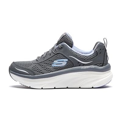 Skechers D'lux Walker Infinite Motion dam Träningsskor, Träkolläder nät lavendel trim, 36.5 EU Skechers D'lux Walker Infinite Motion dam Träningsskor, Träkolläder nät lavendel trim, 36.5 EU