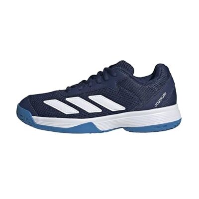 adidas unisex barn Courtflash Kids Tennis Shoes, dark blue/ftwr white/bright blue, 39 1/3 EU adidas unisex barn Courtflash Kids Tennis Shoes, dark blue/ftwr white/bright blue, 39 1/3 EU