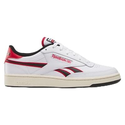 Reebok Unisex Club C Revenge tennisskor, vit/VECTORRED/svart, 3,5 UK, Vit vektorröd svart, 35 EU Reebok Unisex Club C Revenge tennisskor, vit/VECTORRED/svart, 3,5 UK, Vit vektorröd svart, 35 EU