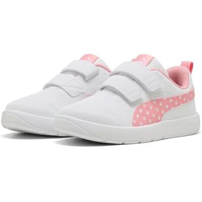 PUMA Courtflex V3 Dotty V PS Sneaker, vit-PinkSCAPE-silver Mist, 23 EU, Vit rosa silver mist, 23 EU PUMA Courtflex V3 Dotty V PS Sneaker, vit-PinkSCAPE-silver Mist, 23 EU, Vit rosa silver mist, 23 EU