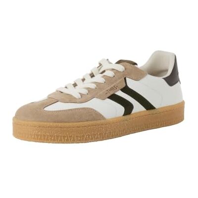 Tamaris mäns sneakers låg platt, vit (offwhite comb), 43 Tamaris mäns sneakers låg platt, vit (offwhite comb), 43