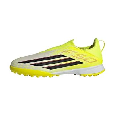 adidas unisex barn F50 LEAGUE Laceless Turf Football Shoes Kids, team solar yellow 2/core black/lucid red, 28 EU adidas unisex barn F50 LEAGUE Laceless Turf Football Shoes Kids, team solar yellow 2/core black/lucid red, 28 EU