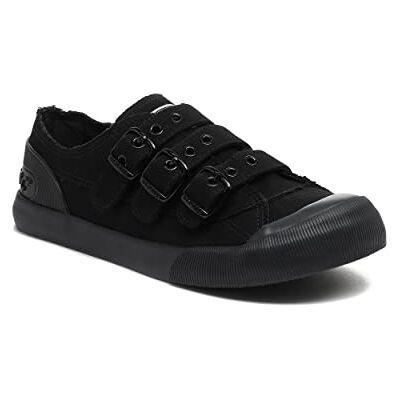 Rocket Dog Dam Jolissa Sneaker Skate Shoe, Black/Black Foxing, 6 UK, Svart svart rävning, 38 EU Rocket Dog Dam Jolissa Sneaker Skate Shoe, Black/Black Foxing, 6 UK, Svart svart rävning, 38 EU