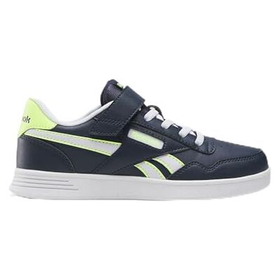 Reebok Court Advance Elastic Lace & Top Strap, Tennisskor, VECTORNAVY/DIGITALLIME/White, 34 EU, Vectornavy Digitallime vit, 34 EU Reebok Court Advance Elastic Lace & Top Strap, Tennisskor, VECTORNAVY/DIGITALLIME/White, 34 EU, Vectornavy Digitallime vit, 34 EU