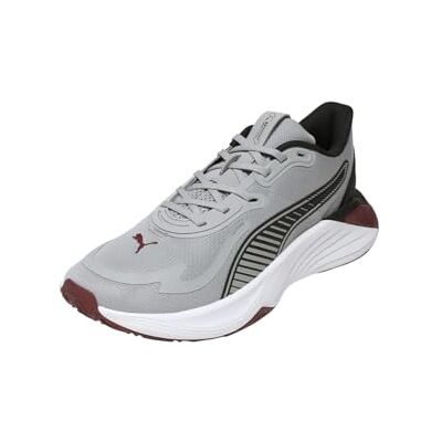 PUMA Unisex Pwr Hybrid Tr Crosstrainer, Grå Echo rubin skimrande svart, 44.5 EU PUMA Unisex Pwr Hybrid Tr Crosstrainer, Grå Echo rubin skimrande svart, 44.5 EU