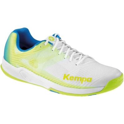 Kempa Unisex Wing 2.0 sneakers fritidssko halvsko löpning och sportskor sneakers handboll jogging utomhus fritid skor lätta och andas, vit fluo gul, Vit fluo gul, 40 EU Kempa Unisex Wing 2.0 sneakers fritidssko halvsko löpning och sportskor sneakers handboll jogging utomhus fritid skor lätta och andas, vit fluo gul, Vit fluo gul, 40 EU