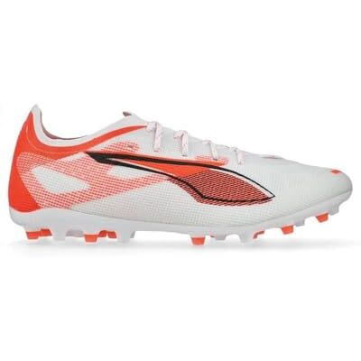 PUMA Unisex Ultra 5 PRO MG fotbollssko, vit svart-lysande röd, 40 UK, vit svart glödande röd, 44.5 EU PUMA Unisex Ultra 5 PRO MG fotbollssko, vit svart-lysande röd, 40 UK, vit svart glödande röd, 44.5 EU