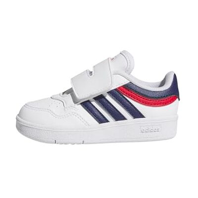 adidas Unisex Bebis HOOPS 4.0 SHOES, ftwr white/dark blue/better scarlet, 20 EU adidas Unisex Bebis HOOPS 4.0 SHOES, ftwr white/dark blue/better scarlet, 20 EU