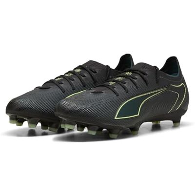 PUMA Unisex Ultra 6 Pro Fg/Ag fotbollssko, Black Fizzy ljusgrön terräng, 43 EU PUMA Unisex Ultra 6 Pro Fg/Ag fotbollssko, Black Fizzy ljusgrön terräng, 43 EU