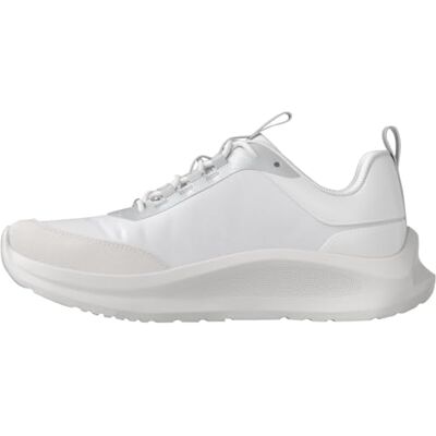 Calvin Light Eva Run Ess Lac NY-su Wmn Hw0hw03293, låg topp för kvinnor, vit vit glänsande silver, 40 EU Calvin Light Eva Run Ess Lac NY-su Wmn Hw0hw03293, låg topp för kvinnor, vit vit glänsande silver, 40 EU
