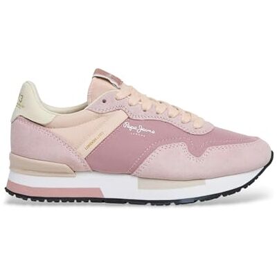 Pepe Jeans Hailon Basic W, Sneak Dam, Tvättad Rosa Rosa, 42 EU Pepe Jeans Hailon Basic W, Sneak Dam, Tvättad Rosa Rosa, 42 EU