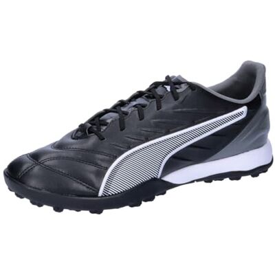 PUMA Unisex King Pro Tt fotbollssko, svart vit cool mörkgrå, 38.5 EU PUMA Unisex King Pro Tt fotbollssko, svart vit cool mörkgrå, 38.5 EU