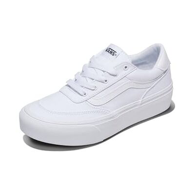 Vans kvinnors Brooklyn LS Platform sneakers, Canvas vit/vit, 8.5 UK, Canvas vit vit vit, 42.5 EU Vans kvinnors Brooklyn LS Platform sneakers, Canvas vit/vit, 8.5 UK, Canvas vit vit vit, 42.5 EU