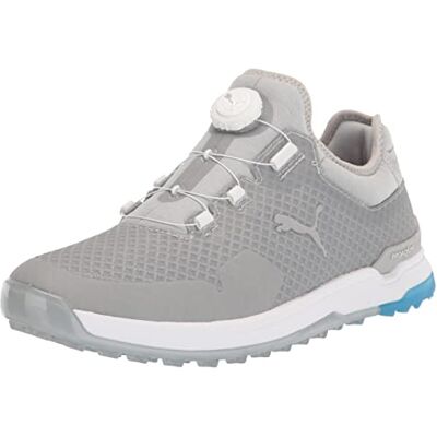 PUMA Proadapt Alphacat golfsko för män, High Rise Silver Ibiza Blue, 44.5 EU PUMA Proadapt Alphacat golfsko för män, High Rise Silver Ibiza Blue, 44.5 EU