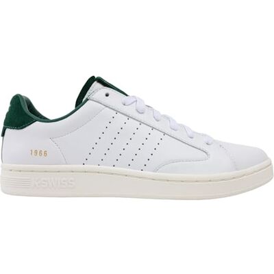 K-Swiss Lozan Klub Lth Gymnastikskor för män, vit bengrön, snövit, 44 EU, Vit Posy Green Snow White, 44 EU K-Swiss Lozan Klub Lth Gymnastikskor för män, vit bengrön, snövit, 44 EU, Vit Posy Green Snow White, 44 EU