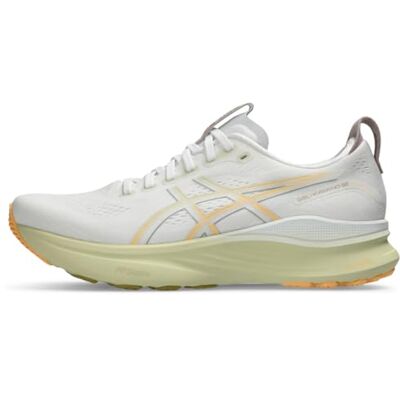 ASICS Gel-Kayano 32 löparskor för män, Vit/orange glöd, 45 EU ASICS Gel-Kayano 32 löparskor för män, Vit/orange glöd, 45 EU
