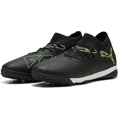 PUMA Unisex Future 8 Match Tt fotbollssko, Black Fizzy ljusgrön terräng, 47 EU PUMA Unisex Future 8 Match Tt fotbollssko, Black Fizzy ljusgrön terräng, 47 EU