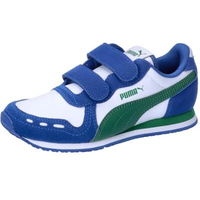 PUMA Cabana Racer SL 20 V PS Basket, White-Vine-Cobalt Glaze, 31 EU, Vitt vin koboltglas, 31 EU PUMA Cabana Racer SL 20 V PS Basket, White-Vine-Cobalt Glaze, 31 EU, Vitt vin koboltglas, 31 EU