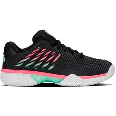 K-Swiss Tennis Hypercourt 2 Express Hb Tennisskor för kvinnor, Black/White/Neon Mint, 34.5 K-Swiss Tennis Hypercourt 2 Express Hb Tennisskor för kvinnor, Black/White/Neon Mint, 34.5