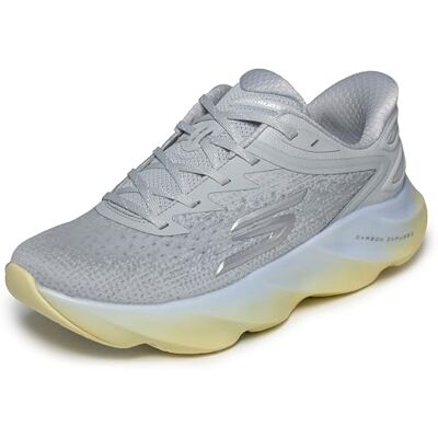 Skechers Dam Aero Burst handsfree Slip-Ins löparskor, ljusgrå/blå, 10 Skechers Dam Aero Burst handsfree Slip-Ins löparskor, ljusgrå/blå, 10