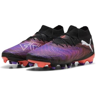 PUMA Unisex Future 8 PRO FG/AG fotbollssko, Svart vit-glödande röd, 8 UK, svart vit lysande röd, 42 EU PUMA Unisex Future 8 PRO FG/AG fotbollssko, Svart vit-glödande röd, 8 UK, svart vit lysande röd, 42 EU