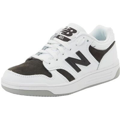 New Balance 480, Sneaker för män, 32 EU, Vit lädertextil, 32 EU New Balance 480, Sneaker för män, 32 EU, Vit lädertextil, 32 EU