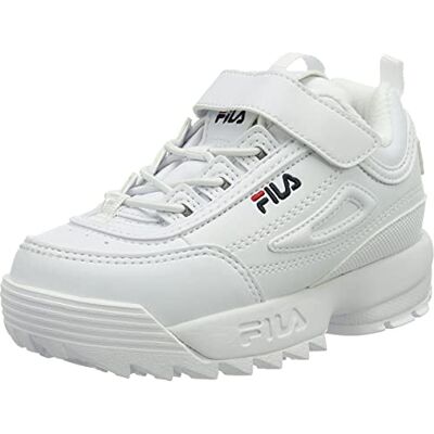 FILA Disruptor E Tdl unisex barn Sneaker , Vit, 20 EU FILA Disruptor E Tdl unisex barn Sneaker , Vit, 20 EU