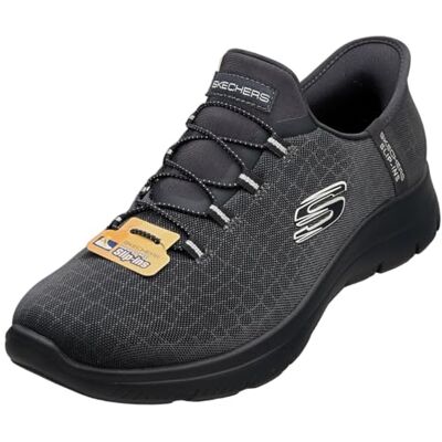 Skechers dam Summits Classy Night Sneakers, Dark Navy Mesh/Silver Trim, 38 EU Skechers dam Summits Classy Night Sneakers, Dark Navy Mesh/Silver Trim, 38 EU
