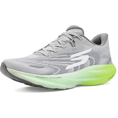 Skechers herr Aero Spark Sneaker, Grå/lime, 39.5 EU Skechers herr Aero Spark Sneaker, Grå/lime, 39.5 EU