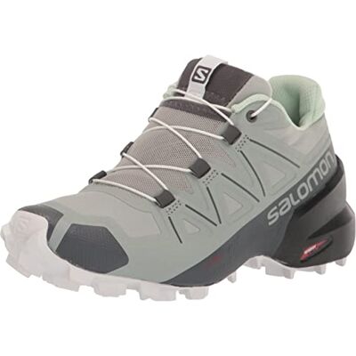 Salomon Speedcross 5 - Dam - Grå/Grön - EU 5,5 - Trailskor Salomon Speedcross 5 - Dam - Grå/Grön - EU 5,5 - Trailskor