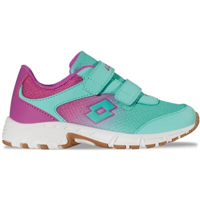 LOTTO TUSTUN K Unisex barnsneakers, Teal/PINK, 34 EU LOTTO TUSTUN K Unisex barnsneakers, Teal/PINK, 34 EU