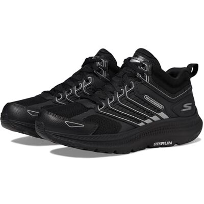 Skechers herr Go Run Consistent 2.0 100% vattentät sneaker, Svart lädertextil, 42 EU Skechers herr Go Run Consistent 2.0 100% vattentät sneaker, Svart lädertextil, 42 EU