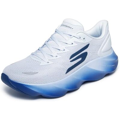 Skechers herr Aero Burst Sneaker, Ljusblått, 43 EU Skechers herr Aero Burst Sneaker, Ljusblått, 43 EU