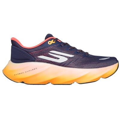 Skechers herr Aero Burst Sneaker, Marinblå/Orange, 7.5 Skechers herr Aero Burst Sneaker, Marinblå/Orange, 7.5