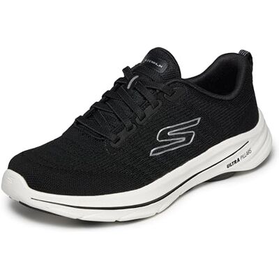 Skechers Go Walk 8 Britt, gymnastikskor för kvinnor, svart, vit, 43 EU Skechers Go Walk 8 Britt, gymnastikskor för kvinnor, svart, vit, 43 EU