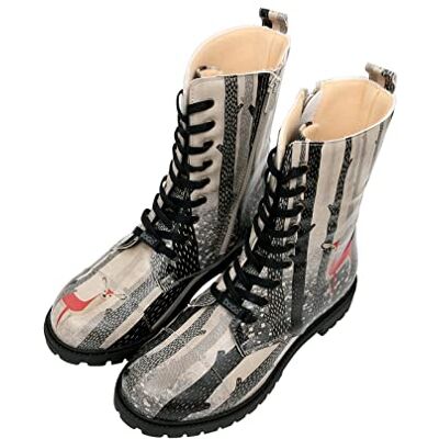 DOGO Dam Zipsy Fashion Boot, Gris, 10 UK, Grå, 43 EU DOGO Dam Zipsy Fashion Boot, Gris, 10 UK, Grå, 43 EU