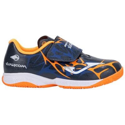 Joma Super Copa Jr 2503, marinorange, fluorescerande, inomhus, kängor, unisex, barn, Marinblå fluorescerande orange, 33 EU Joma Super Copa Jr 2503, marinorange, fluorescerande, inomhus, kängor, unisex, barn, Marinblå fluorescerande orange, 33 EU