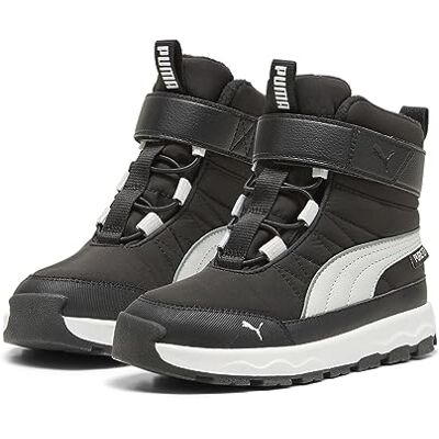 PUMA Unisex barn Evolve Puretex stövlar sneakers, Svart askgrå vit, 30 EU PUMA Unisex barn Evolve Puretex stövlar sneakers, Svart askgrå vit, 30 EU