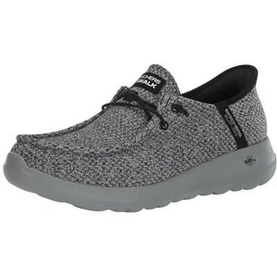 Skechers herr Go Walk Max Halycon Slip ins, grå/Svart, 47.5 EU Skechers herr Go Walk Max Halycon Slip ins, grå/Svart, 47.5 EU