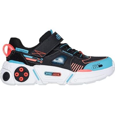 Skechers Gametronix 2.0 Gymnastikskor för barn och tonåringar, Svart Multi, 21 EU Skechers Gametronix 2.0 Gymnastikskor för barn och tonåringar, Svart Multi, 21 EU