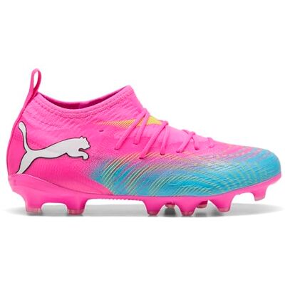 PUMA Future 9 Match FG/AG JR fotbollssko, Gift Pink-Sun Stream-Bright Aqua White, 5 UK, Gift rosa solström ljus aqua vit, 5 UK PUMA Future 9 Match FG/AG JR fotbollssko, Gift Pink-Sun Stream-Bright Aqua White, 5 UK, Gift rosa solström ljus aqua vit, 5 UK
