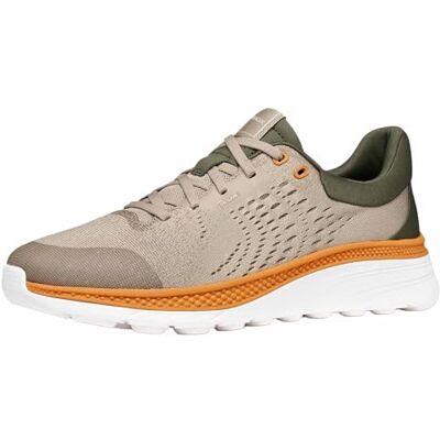 Geox Män U SPHERICA ACTIF X1 sneakers, sand/Dove grå, 44 EU Geox Män U SPHERICA ACTIF X1 sneakers, sand/Dove grå, 44 EU