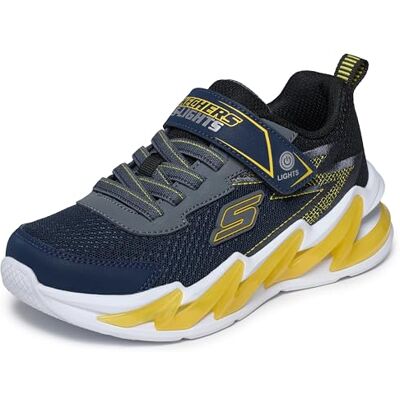 Skechers pojke Light-Surge träningsskor, marinblå och svart textil/syntetisk/kol &, 12,5 UK barn Skechers pojke Light-Surge träningsskor, marinblå och svart textil/syntetisk/kol &, 12,5 UK barn