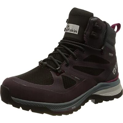 Jack Wolfskin Dam Force Striker Texapore Mid W promenadsko, Lila grå, 35.5 EU Jack Wolfskin Dam Force Striker Texapore Mid W promenadsko, Lila grå, 35.5 EU