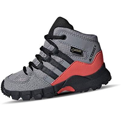 adidas Unisex Kid's Terrex Mid GTX I vandringsskor, Grå gritre kol Esctra 000, 3 UK Child adidas Unisex Kid's Terrex Mid GTX I vandringsskor, Grå gritre kol Esctra 000, 3 UK Child