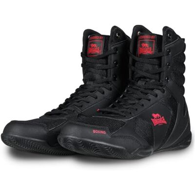 Lonsdale Unisex HESKIN boxningsskor, svart/röd, 45 EU, Svart-röd, 45 EU Lonsdale Unisex HESKIN boxningsskor, svart/röd, 45 EU, Svart-röd, 45 EU