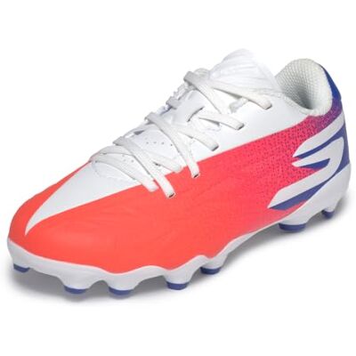 Skechers Razor 2 Jr Td MG Fotbollsko, Blå syntetisk/rosa kant, 9,5 UK barn Skechers Razor 2 Jr Td MG Fotbollsko, Blå syntetisk/rosa kant, 9,5 UK barn