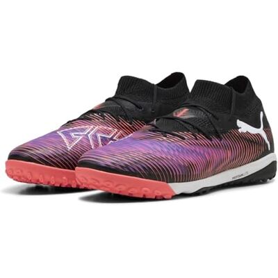PUMA Unisex Future 8 PRO CAGE fotbollssko, Svart vit-glödande röd, 7,5 UK, svart vit lysande röd, 41 EU PUMA Unisex Future 8 PRO CAGE fotbollssko, Svart vit-glödande röd, 7,5 UK, svart vit lysande röd, 41 EU