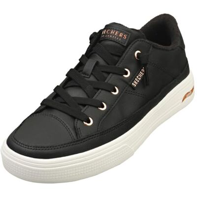 Skechers Dam Arch Fit Arcade on My Way Sneaker, Svart, 38 EU Skechers Dam Arch Fit Arcade on My Way Sneaker, Svart, 38 EU